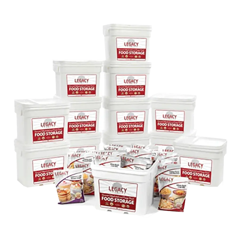 Long Term Food Storage Premium 720 Serving Package - 185 lbs
