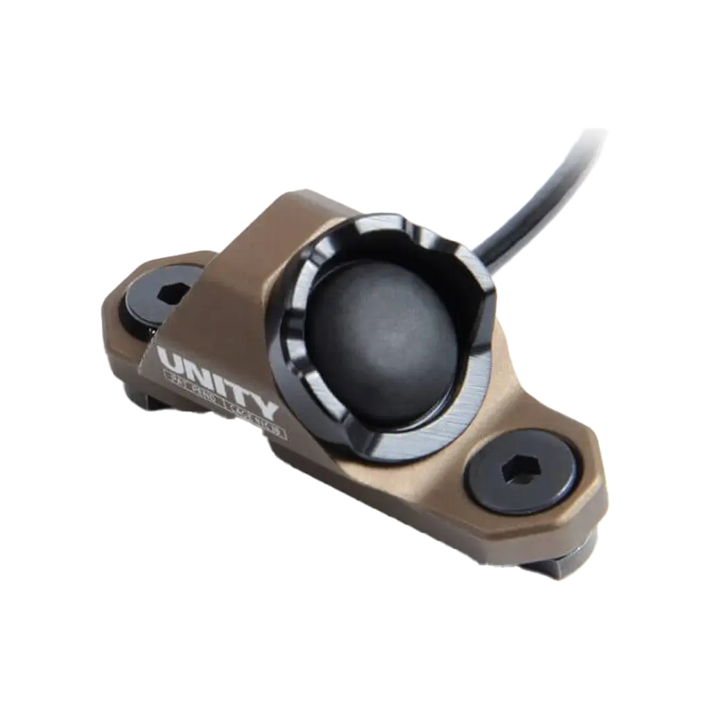 Unity Tactical - HOT BUTTON - M-LOK - Crane Type Laser - 7" Lead - FDE