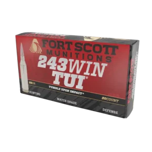 Fort Scott 243 Win - 58 Grain - TUI - 20 Rounds