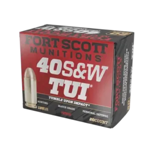 Fort Scott 40 S&W - 125 Grain - TUI - 20 Rounds