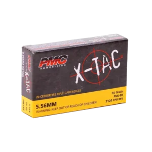 PMC 5.56mm X-Tac - 55 Grain - FMJ BT - 20 Rounds