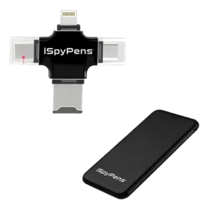 iSpy Pen Plug and Play Adapter + Portable Battery