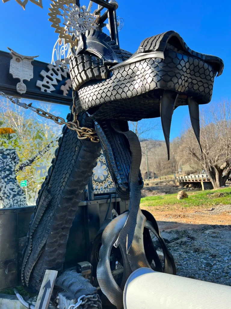Tire Dragon Art