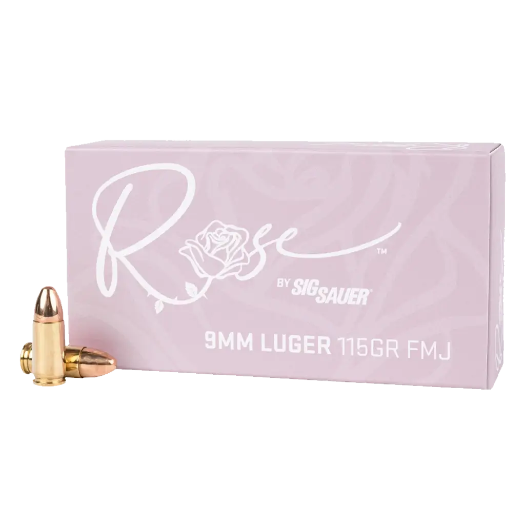 Sig Sauer 9mm ROSE - 115 Grain - FMJ - 50 Rounds