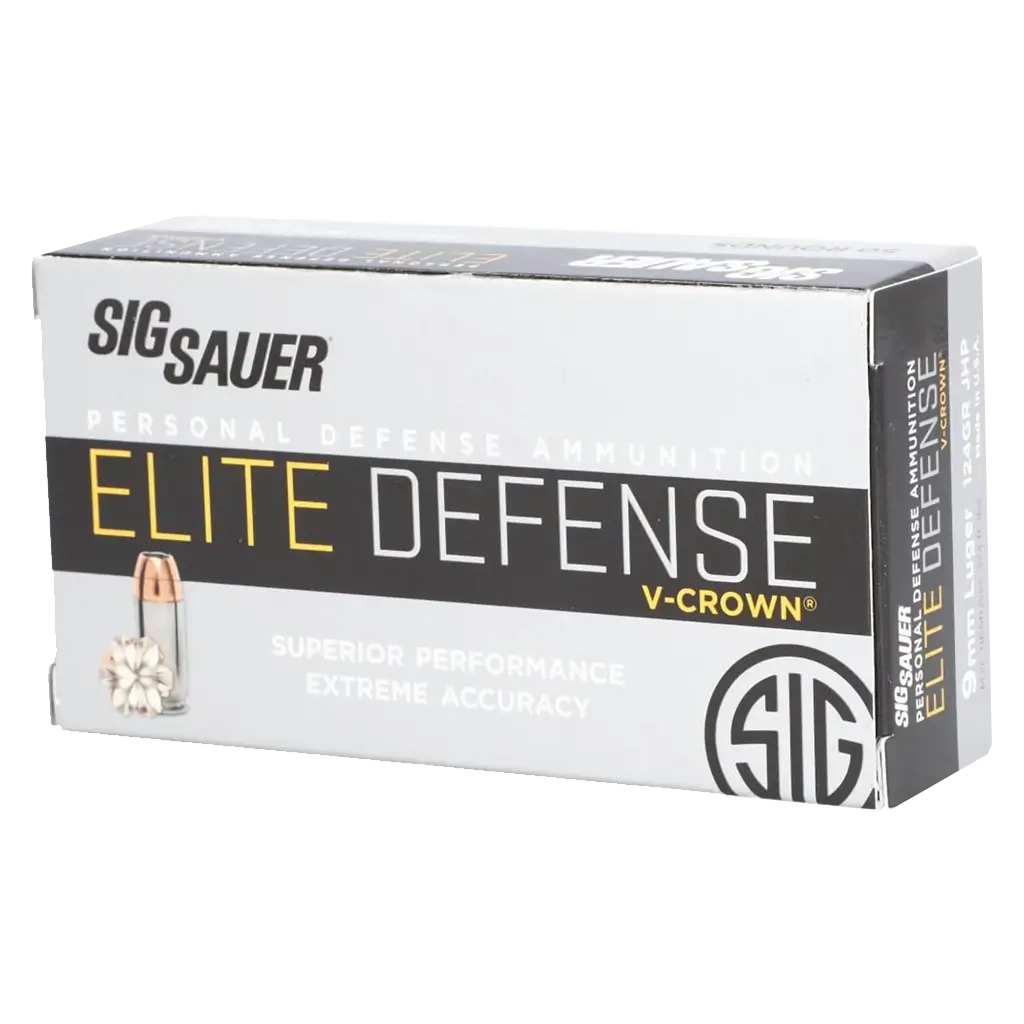 Sig Sauer 9mm - 124 Grain - JHP - 50 Rounds