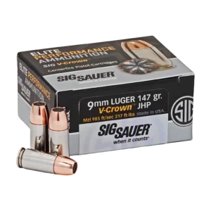 Sig Sauer 9mm - 147 Grain - JHP - 50 Rounds