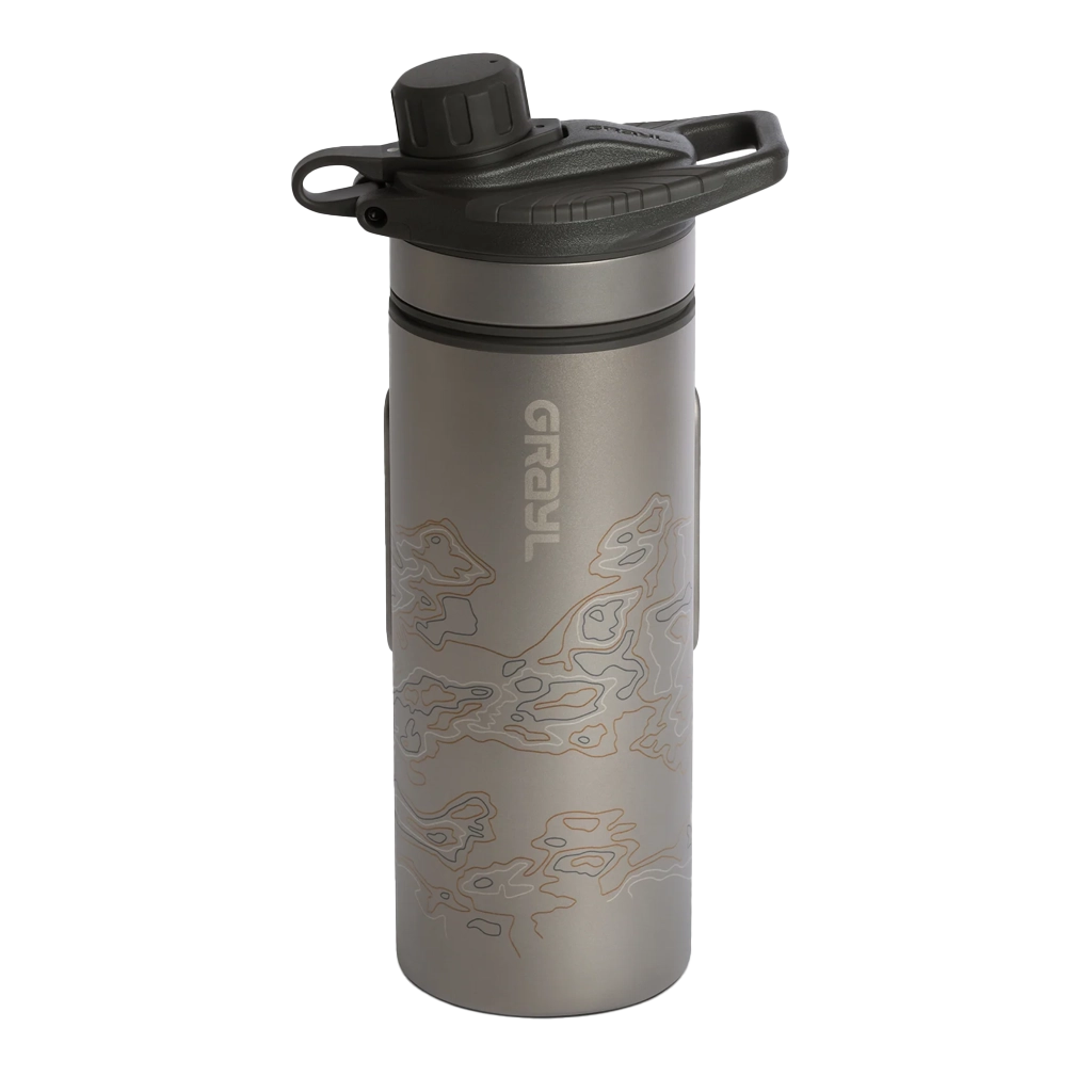 Grayl Titanium 24oz GeoPress Water Bottle
