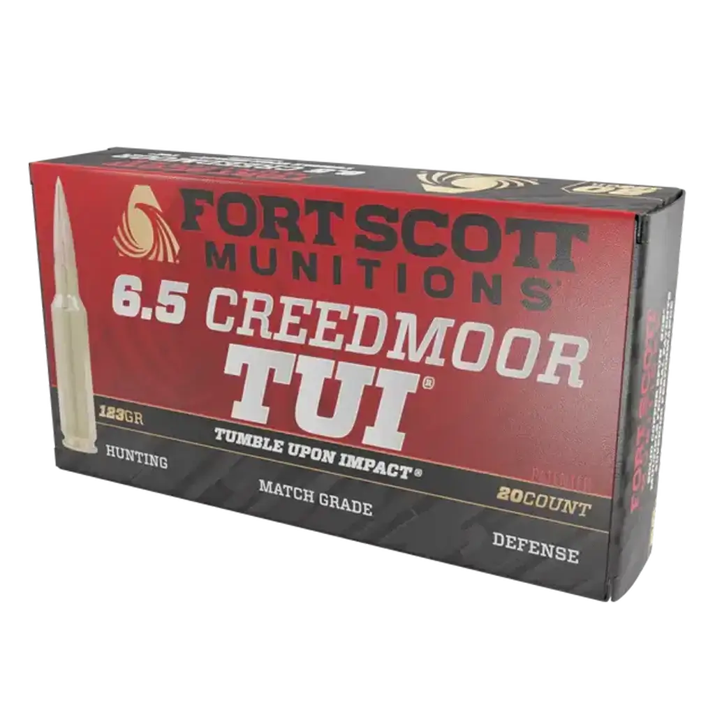 Fort Scott 6.5 Creedmoor - 123 Grain - TUI - 20 Rounds