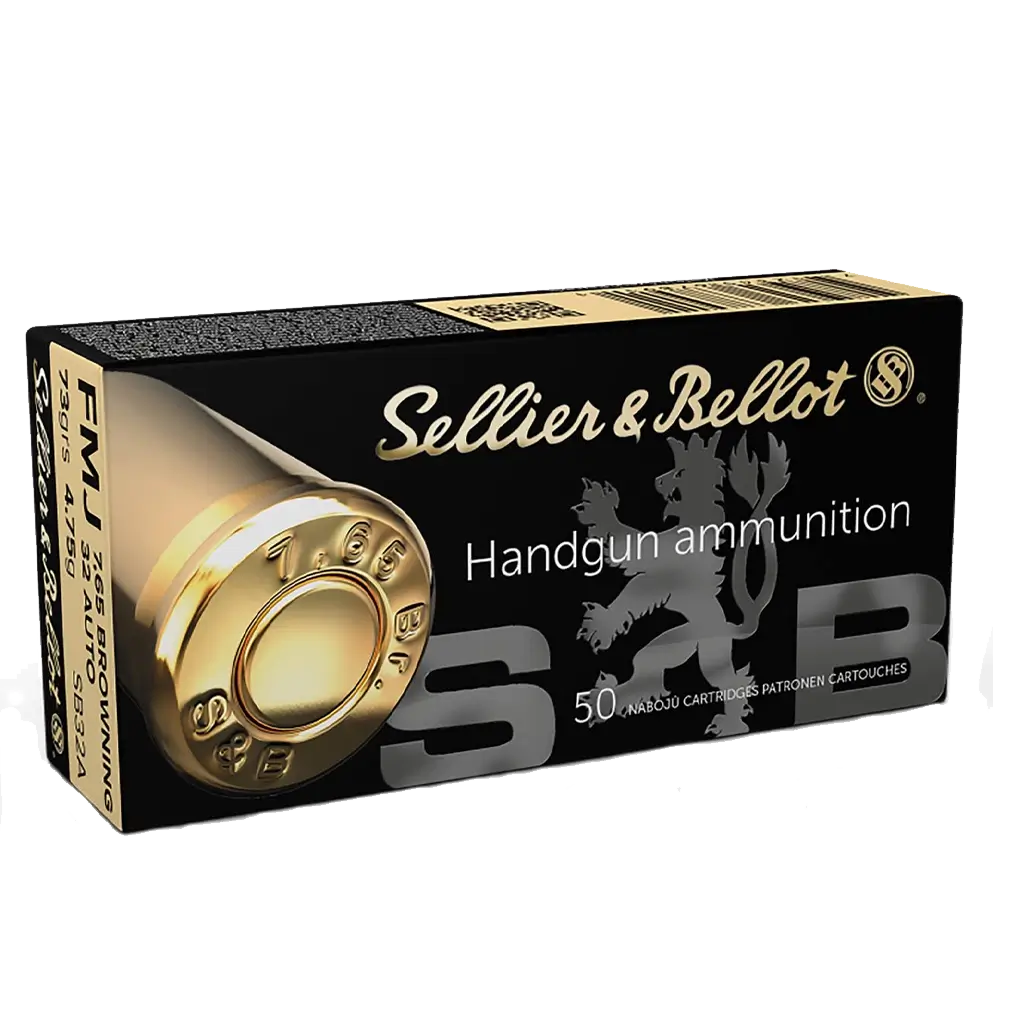 Sellier & Bellot 32 Auto - 73 Grain - FMJ - 50 Rounds