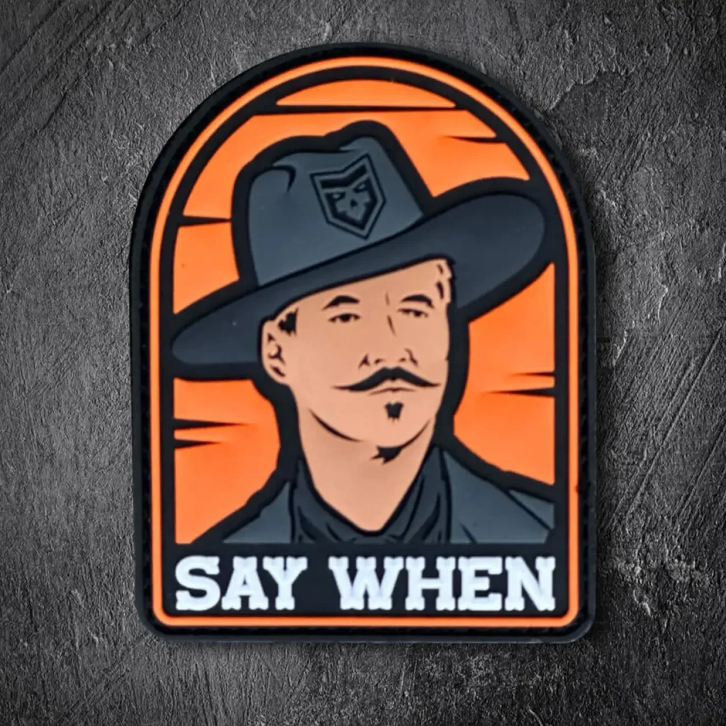 Say When PVC Patch